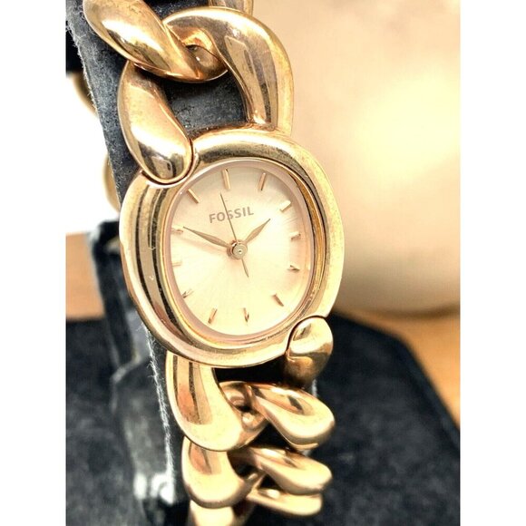 Fossil Women's Watch ES3459 Quartz Rose Gold Tone Stainless Steel 20mm - Picture 10 of 11